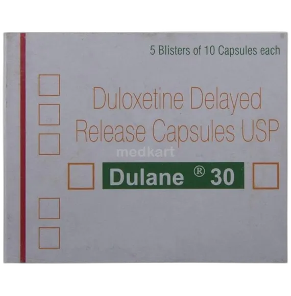 dulane 30mg tablet 10's